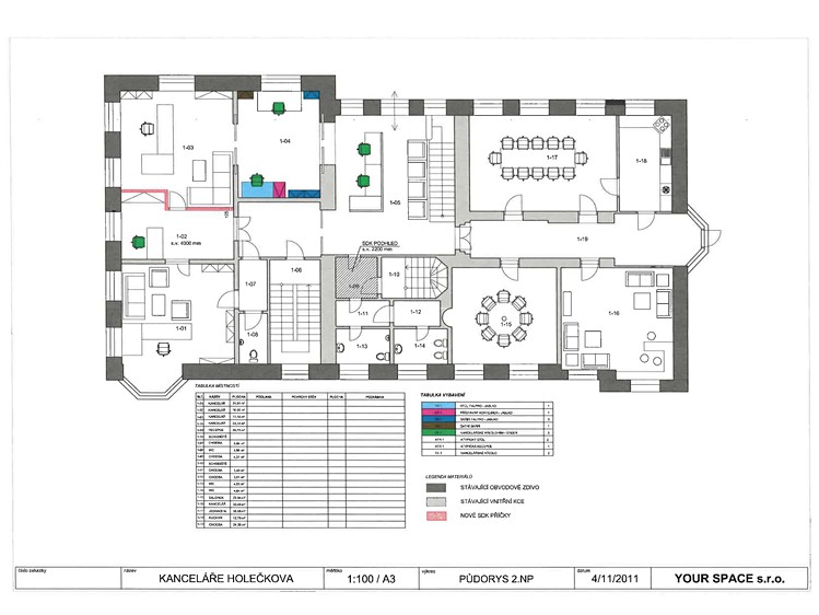 Pronájem kanceláře 1 065 m² - foto 8