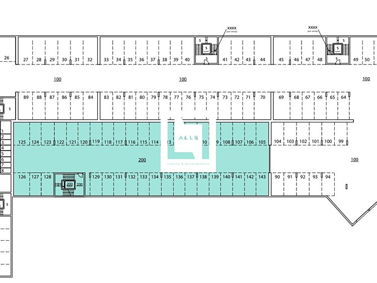 Pronájem garážového stání 13 m² - foto 3
