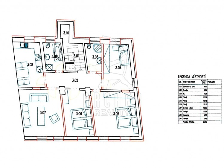 Prodej bytu 4+1 90 m² (Podkrovní) - foto 3