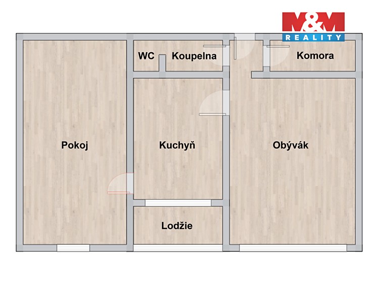 Prodej bytu 2+1 52 m² - foto 4