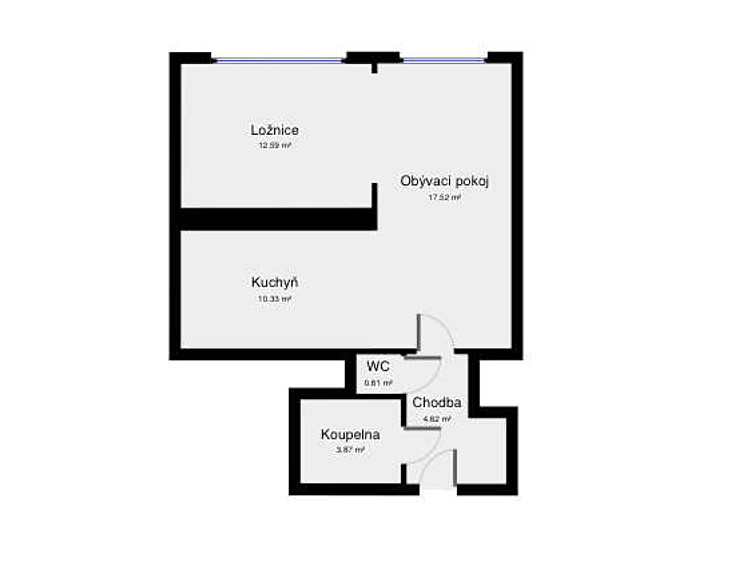 Pronájem bytu 2+kk 45 m² - foto 5