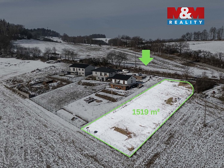 Prodej stavebního pozemku 1 519 m² - foto 6