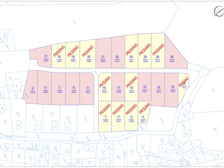 Prodej stavebního pozemku 1 165 m² - foto 2