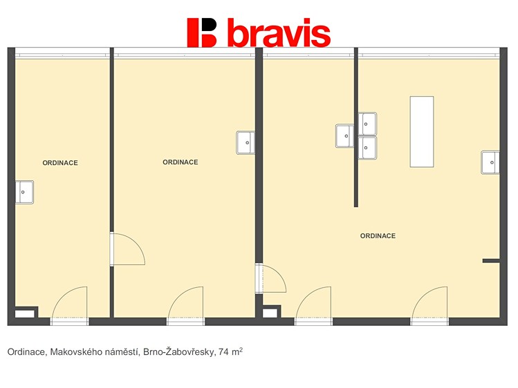 Pronájem ordinace 37 m² - foto 4