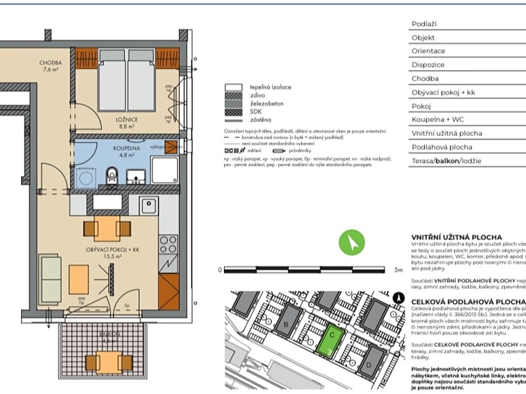 Prodej bytu 2+kk 44 m² - foto 2
