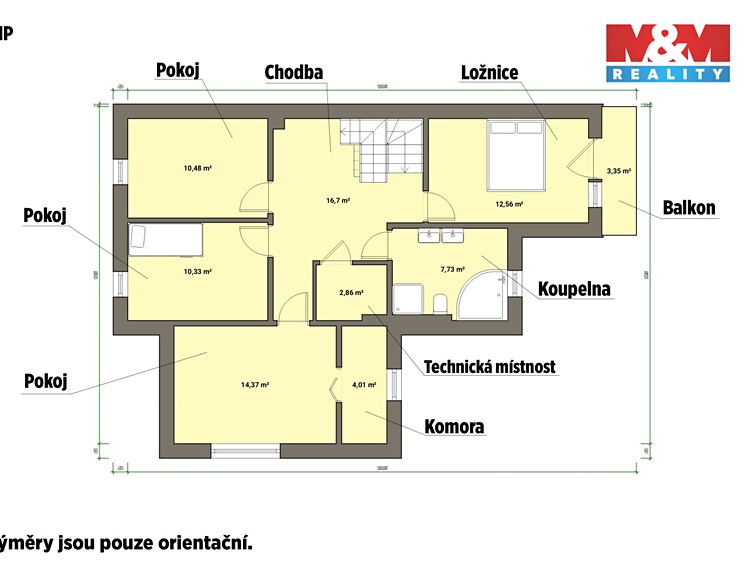 Prodej rodinného domu 176 m², pozemek 595 m² - foto 6