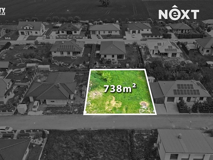 Prodej stavebního pozemku 738 m² - foto 7