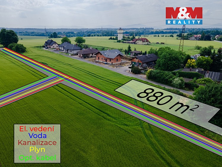 Prodej  stavebního pozemku 880 m² - foto 5
