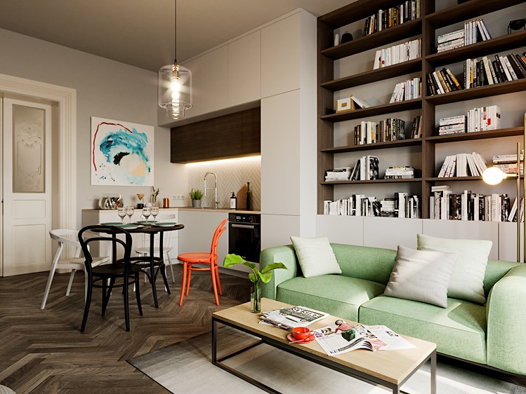 Pronájem bytu 2+kk 58 m² (Jednopodlažní) - foto 4