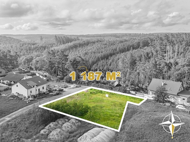 Prodej stavebního pozemku 1 187 m² - foto 4