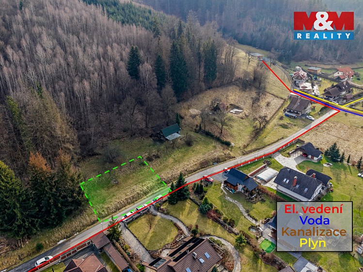 Prodej stavebního pozemku 600 m² - foto 4