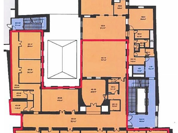 Pronájem kanceláře 630 m² - foto 4