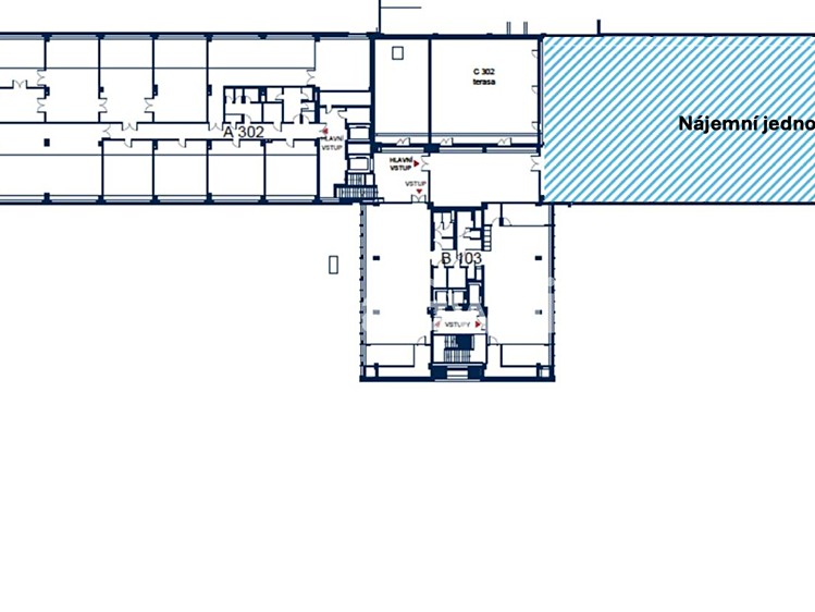 Pronájem kanceláře 800 m² - foto 5