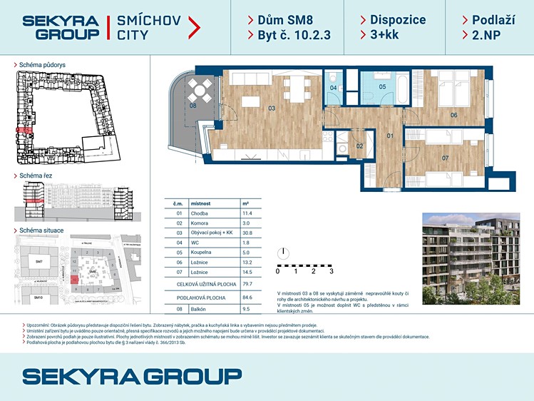 Prodej bytu 3+kk 80 m² - foto 2