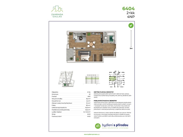 Prodej bytu 2+kk 63 m² (Jednopodlažní) - foto 7