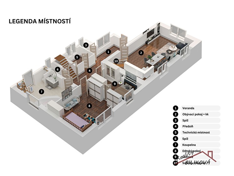 Prodej rodinného domu 110 m², pozemek 2 052 m² - foto 4