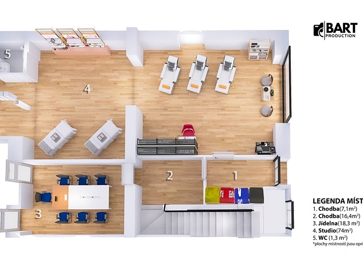 Pronájem obchodního prostoru 75 m² - foto 6
