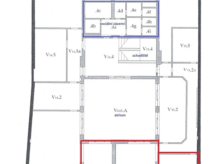 Pronájem kanceláře 22 m² - foto 3