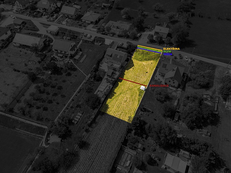 Prodej  stavebního pozemku 1 199 m² - foto 6