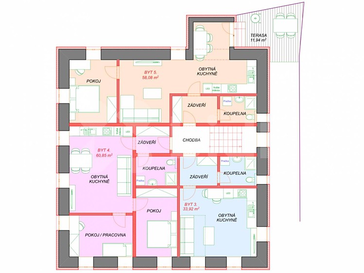 Prodej činžovního domu 474 m² - foto 4