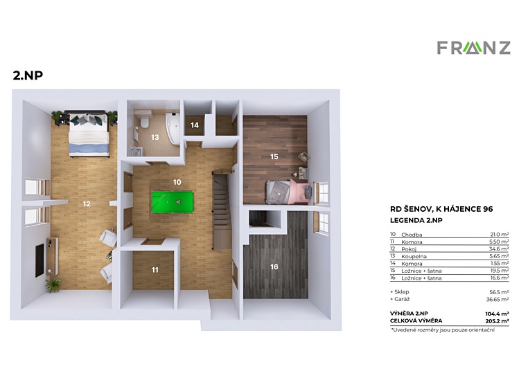 Prodej rodinného domu 205 m², pozemek 1 369 m² - foto 5