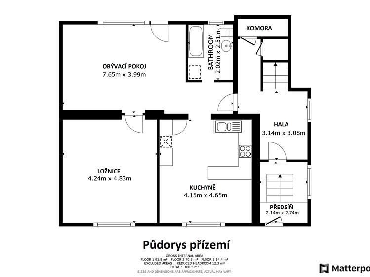 Prodej vícegeneračního domu 284 m², pozemek 542 m² - foto 5