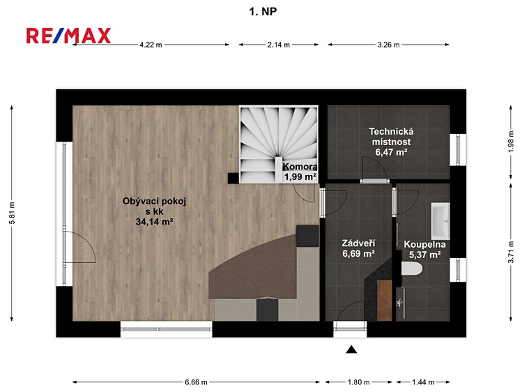 Pronájem rodinného domu 110 m², pozemek 372 m² - foto 8