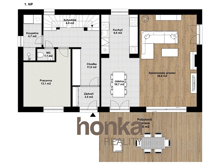 Pronájem rodinného domu 263 m², pozemek 1 018 m² - foto 6