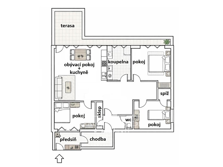 Pronájem  rodinného domu 100 m², pozemek 565 m² - foto 6