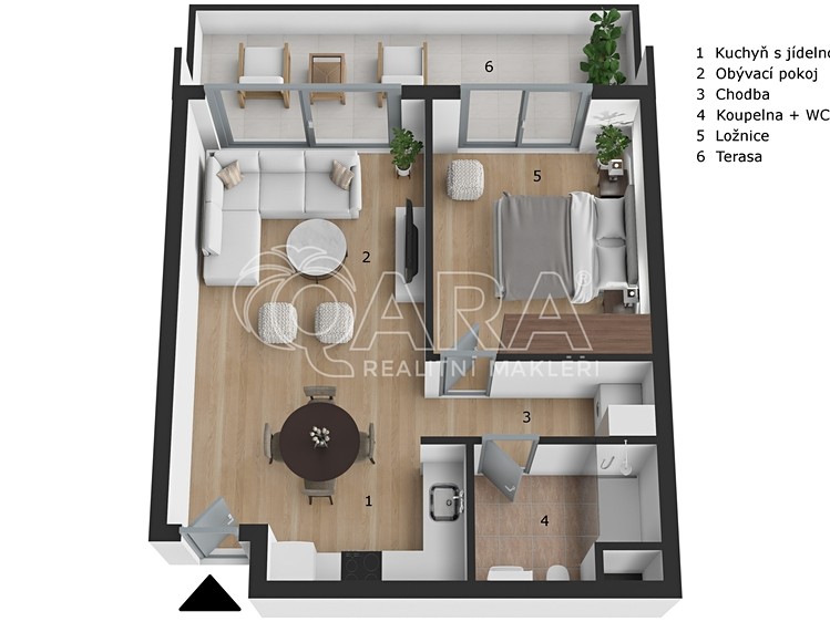 Prodej bytu 2+kk 73 m² - foto 2