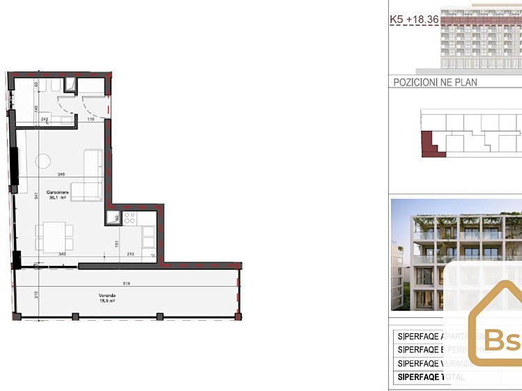Prodej bytu 1+kk 36 m² (Jednopodlažní) - foto 3