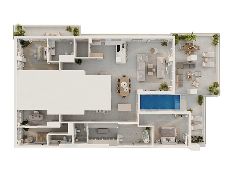 Pronájem bytu 5+1 370 m² (Jednopodlažní) - foto 3