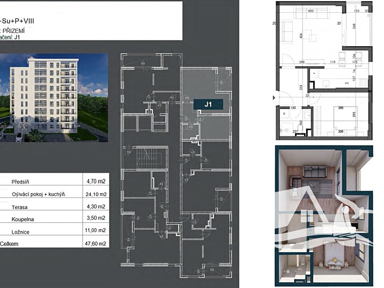 Prodej bytu 2+kk 43 m² - foto 5