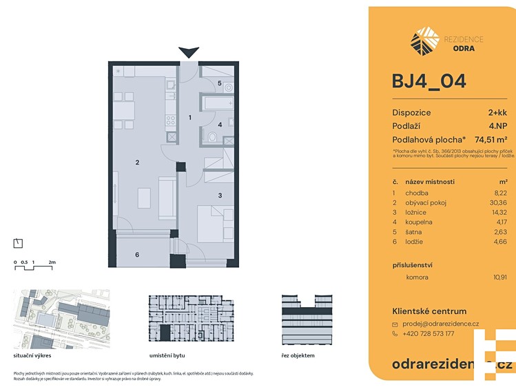 Prodej bytu 2+kk 75 m² - foto 4