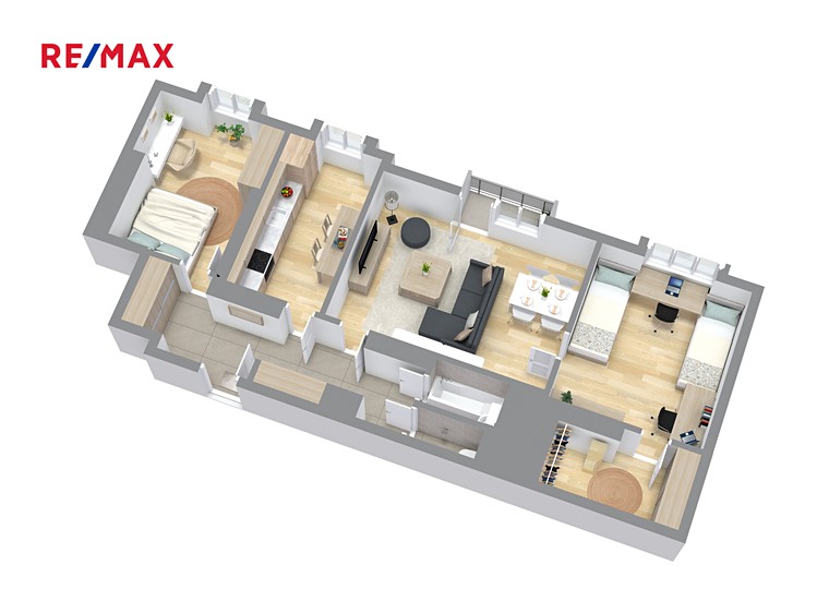 Prodej bytu 3+1 92 m² (Jednopodlažní) - foto 2