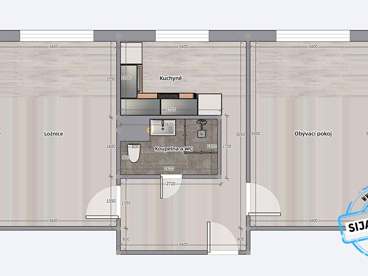 Prodej bytu 2+1 55 m² - foto 8