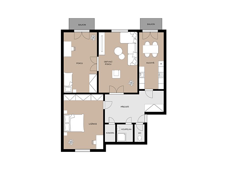 Prodej bytu 3+1 97 m² - foto 5