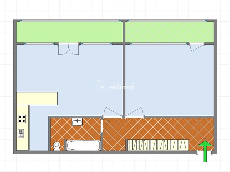 Prodej bytu 2+kk 64 m² - foto 3
