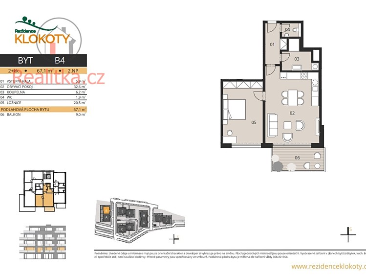 Prodej bytu 2+kk 67 m² - foto 3