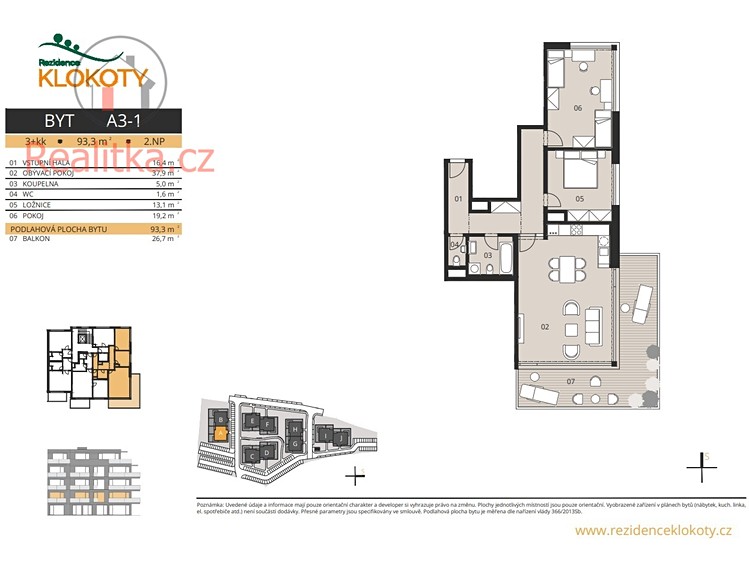 Prodej bytu 3+kk 93 m² - foto 6