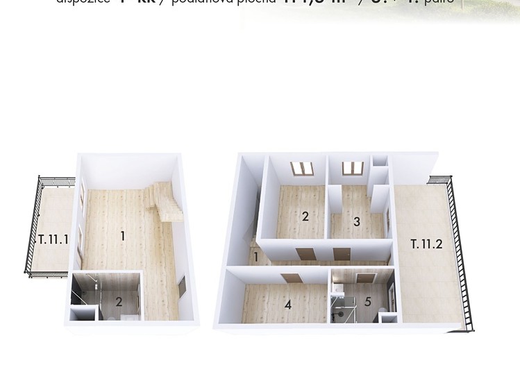 Prodej bytu 4+kk 114 m² (Mezonet) - foto 8