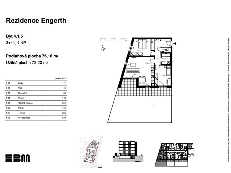 Prodej bytu 3+kk 76 m² - foto 4