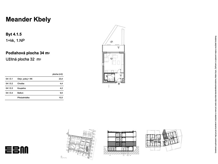 Prodej bytu 1+kk 34 m² - foto 4
