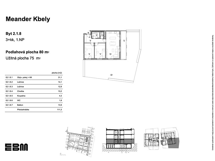 Prodej bytu 3+kk 80 m² - foto 4