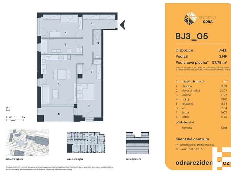 Prodej bytu 3+kk 84 m² - foto 2