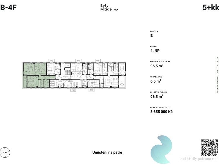Prodej bytu 5+kk 96 m² - foto 3