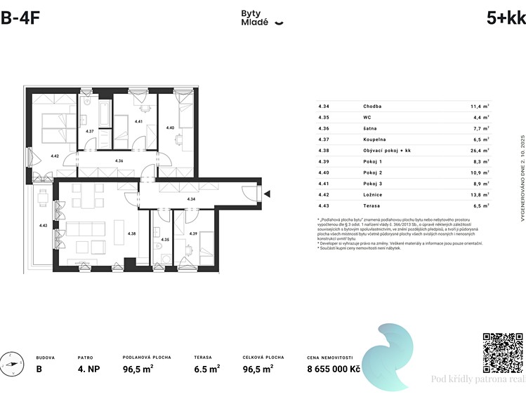 Prodej bytu 5+kk 96 m² - foto 2