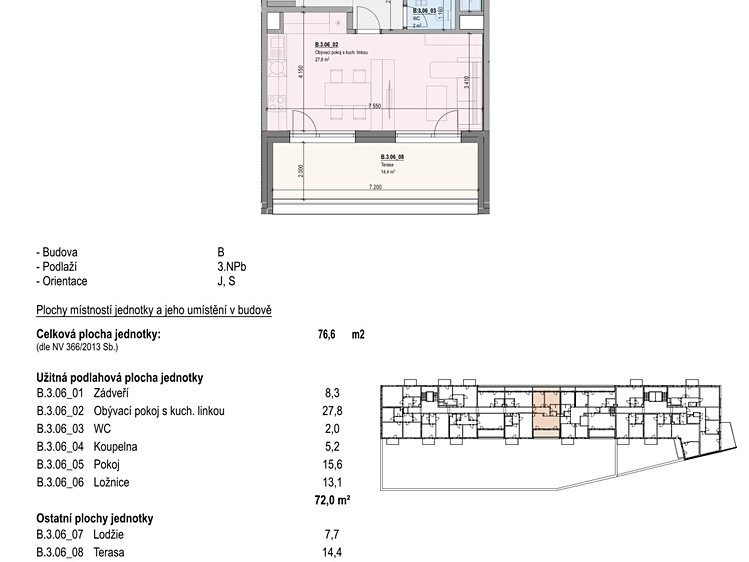 Prodej bytu 3+kk 77 m² - foto 4