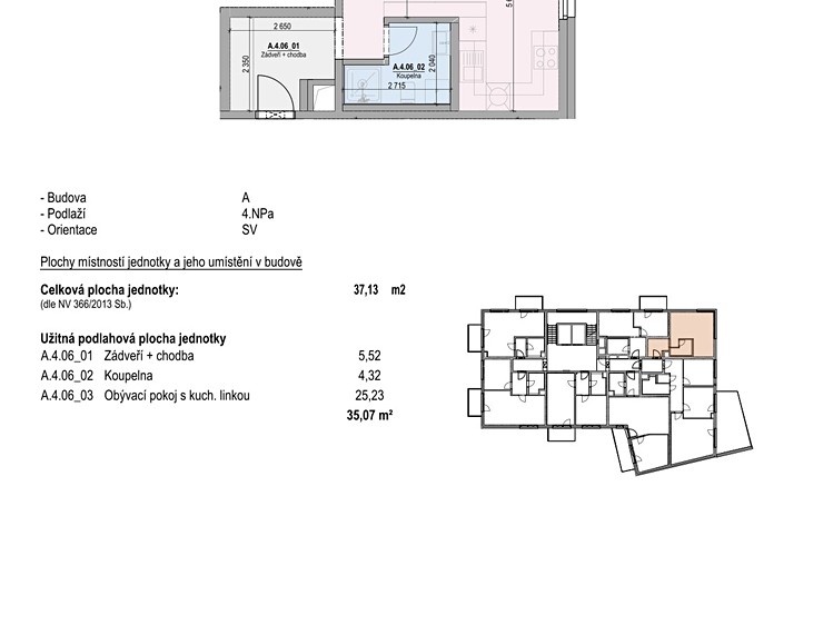 Prodej bytu 1+kk 37 m² - foto 4