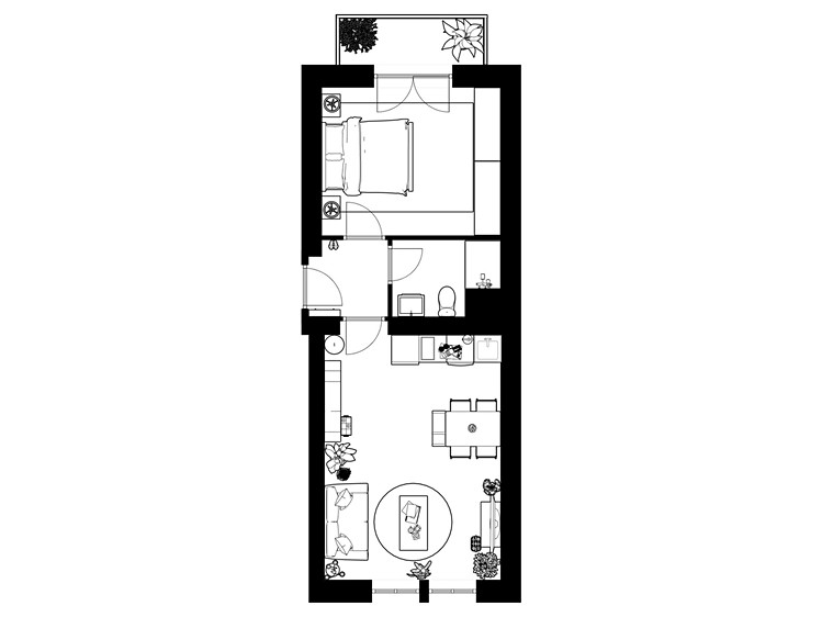 Prodej bytu 2+kk 46 m² - foto 6